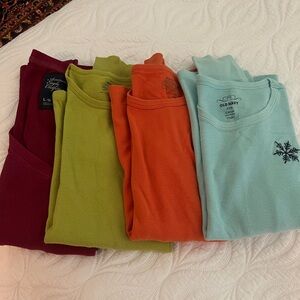 Set of four (4) Tees long sleeve shirts